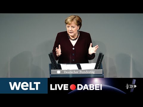 LIVE DABEI: Regierungserklärung Angela Merkel im Bundestag