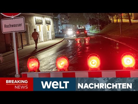 UNWETTERKATASTROPHE in Deutschland: Angst in Hochwasser-Gebieten hält weiter an | WELT Newsstream