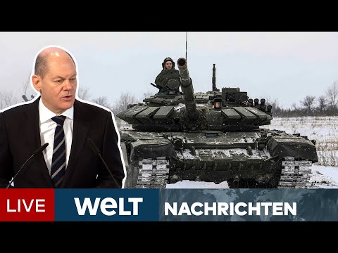 KRIEGSGEFAHR STEIGT: Kanzler Scholz bitter - "In Europa droht wieder ein Krieg" | WELT Newsstream