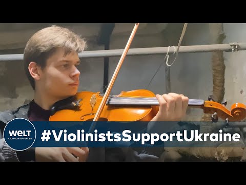KRIEG IN DER UKRAINE: Fotograf Alan Chin begleitet Geflüchtete – Musik von #ViolinistsSupportUkraine