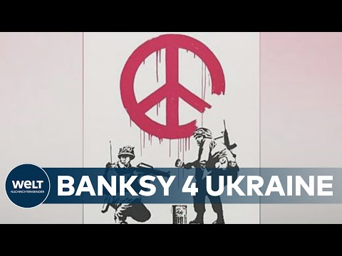 BANKSY: Antikriegskunstwerk versteigert – Erlös für Kinderklinik in Ukraine | Die gute Nachricht