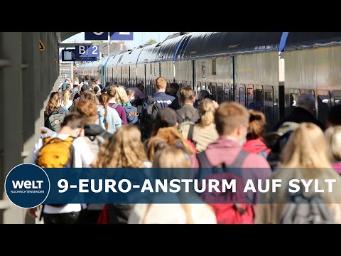 9-EURO-TICKET: Endlich ist es da! Und Sylt sorgt sich wegen Ansturm von Touristen