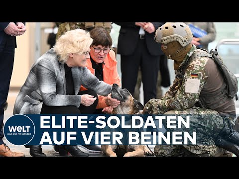 KOMMANDO SPEZIALKRÄFTE: Verteidigungsministerin Lambrecht besucht Eliteeinheit der Bundeswehr