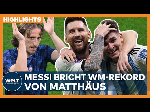 ARGENTINIEN – KROATIEN: Messi führt sein Team zum 6. Mal ins Finale | Die Highlights | FIFA WM KATAR