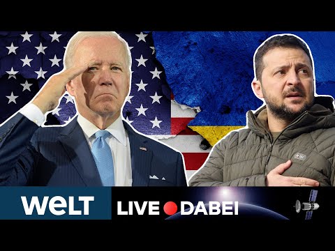 UKRAINE-KRIEG: Waffenbrüder Biden und Selenskyj beschwören den Zusammenhalt | WELT Live dabei