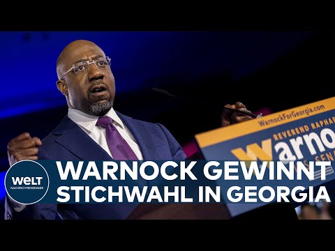 MIDTERMS IN DEN USA: Demokrat Warnock gewinnt Stichwahl um Senatssitz in Georgia