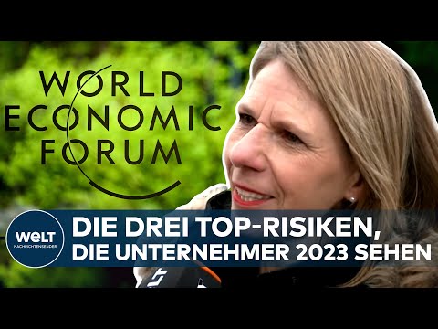 PESSIMISMUS IN DAVOS? Die drei Top-Risiken, die Unternehmer 2023 sehen