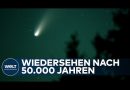 SELTENES WELTRAUM-SPEKTAKEL: Grüner Komet fliegt erstmals seit 50.000 Jahren an der Erde vorbei